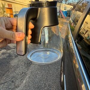 Ninja Glass Carafe with Black and Silver Handle